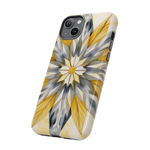 Sunshine Bloom Mosaic - Impact Resistant Phone Case